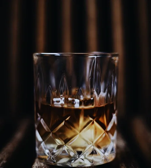 A rum tasting glass