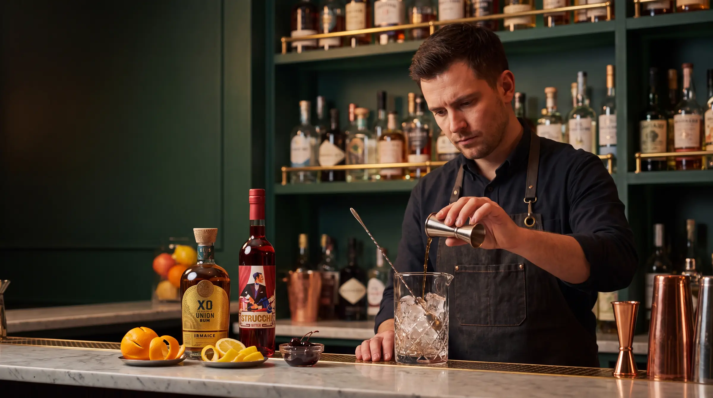 A curated selection of boutique spirits and drinks